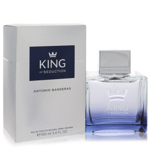 King of Seduction by Antonio BanderasEau De Toilette Spray 3.4 oz 3.4 oz / 100 ml / Alcohol, Amber, Woody, Aldehyde, Oils Men