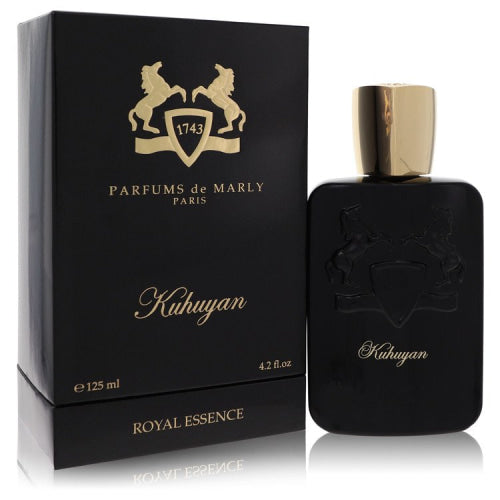 Kuhuyan by Parfums de MarlyEau De Parfum Spray (Unisex) 4.2 oz 4.2 oz / 125 ml / Alcohol, Amber, Woody, Aldehyde, Oils Unisex