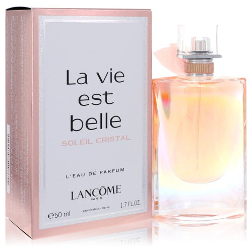 La Vie Est Belle Soleil Cristal by LancomeEau De Parfum Spray 1.7 oz 1.7 oz / 50 ml / Alcohol, Amber, Woody, Aldehyde, Oils Women