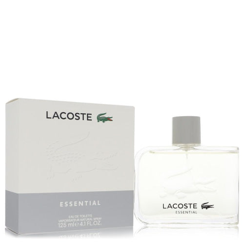 Lacoste Essential by LacosteEau De Toilette Spray 4.2 oz 4.2 oz / 125 ml / Alcohol, Amber, Woody, Aldehyde, Oils Men