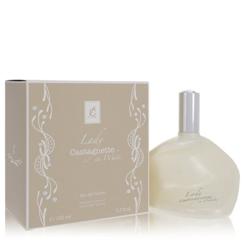 Lady Castagnette In White by Lulu CastagnetteEau De Parfum Spray 3.3 oz 3.3 oz / 100 ml / Alcohol, Amber, Woody, Aldehyde, Oils Women