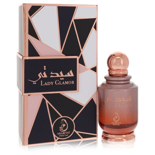 Lady Glamor by Arabiyat PrestigeEau De Parfum Spray 3.4 oz 3.4 oz / 100 ml / Alcohol, Amber, Woody, Aldehyde, Oils Women
