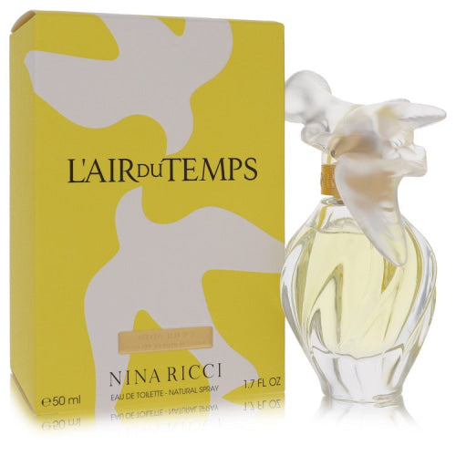 L’Air Du Temps by Nina RicciEau De Toilette Spray With Bird Cap 1.7 oz 1.7 oz / 50 ml / Alcohol, Amber, Woody, Aldehyde, Oils Women