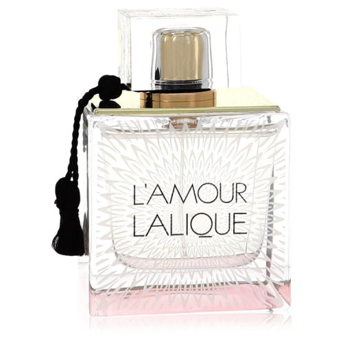 Lalique L’amour by LaliqueEau De Parfum Spray (Tester) 3.3 oz 3.3 oz / 100 ml / Alcohol, Amber, Woody, Aldehyde, Oils Women
