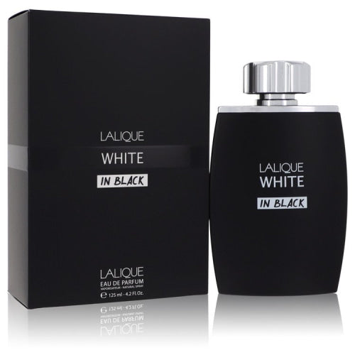Lalique White In Black by LaliqueEau De Parfum Spray 4.2 oz 4.2 oz / 125 ml / Alcohol, Amber, Woody, Aldehyde, Oils Men