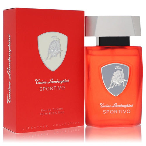 Lamborghini Sportivo by Tonino LamborghiniEau De Toilette Spray 2.5 oz 2.5 oz / 75 ml / Alcohol, Amber, Woody, Aldehyde, Oils Men