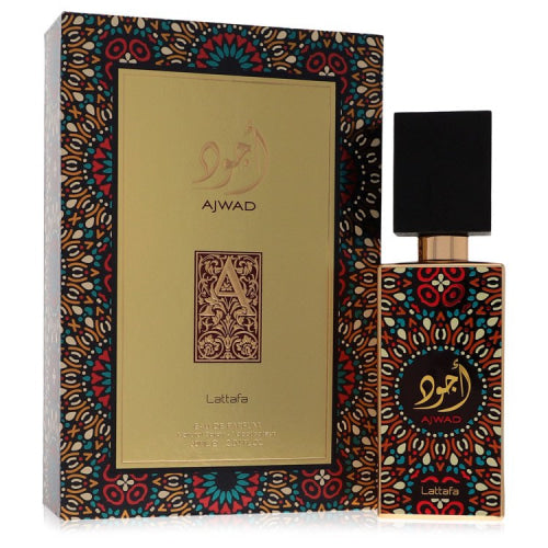 Lattafa Ajwad by LattafaEau De Parfum Spray 2.03 oz 2.03 oz / 60 ml / Alcohol, Amber, Woody, Aldehyde, Oils Women