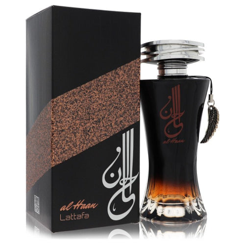 Lattafa Al Haan by LattafaEau De Parfum Spray (Unisex) 3.4 oz 3.4 oz / 100 ml / Alcohol, Amber, Woody, Aldehyde, Oils Unisex