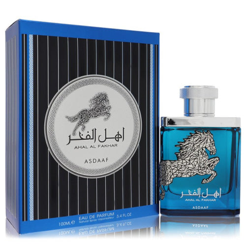 Lattafa Asdaaf Ahal Al Fakhar by LattafaEau De Parfum Spray (Unisex) 3.4 oz 3.4 oz / 100 ml / Alcohol, Amber, Woody, Aldehyde, Oils Unisex