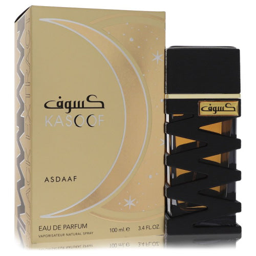 Lattafa Asdaaf Kasoof Black Extract by LattafaEau De Parfum Spray (Unisex) 3.4 oz 3.4 oz / 100 ml / Alcohol, Amber, Woody, Aldehyde, Oils