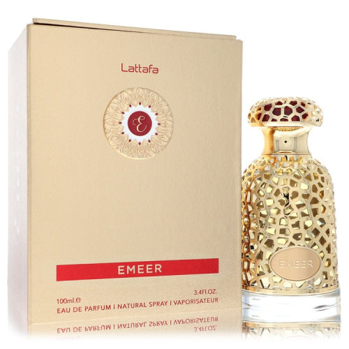 Lattafa Emeer by LattafaEau De Parfum Spray (Unisex) 3.4 oz 3.4 oz / 100 ml / Alcohol, Amber, Woody, Aldehyde, Oils Unisex