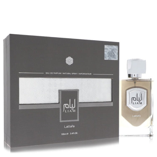 Lattafa Liam Grey by LattafaEau De Parfum Spray (Unisex) 3.4 oz 3.4 oz / 100 ml / Alcohol, Amber, Woody, Aldehyde, Oils Unisex