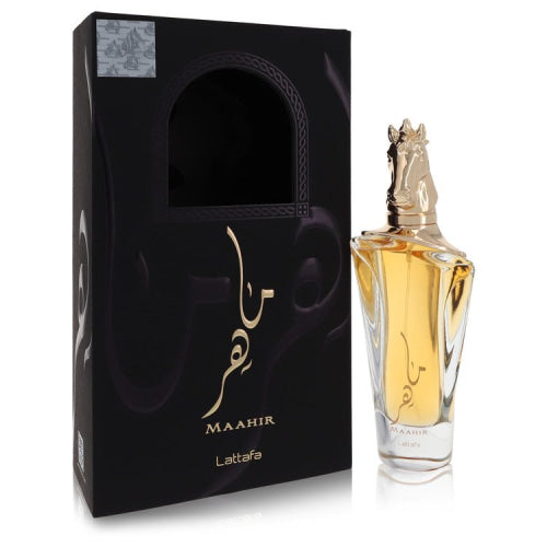 Lattafa Maahir by LattafaEau De Parfum Spray (Unisex) 3.4 oz 3.4 oz / 100 ml / Alcohol, Amber, Woody, Aldehyde, Oils Unisex