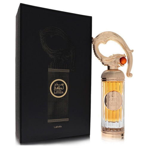 Lattafa Sehr by LattafaEau De Parfum Spray 3.4 oz 3.4 oz / 100 ml / Alcohol, Amber, Woody, Aldehyde, Oils Men