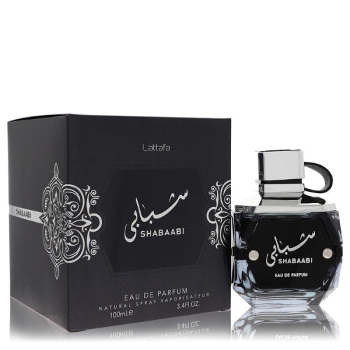 Lattafa Shabaabi by LattafaEau De Parfum Spray (Unisex) 3.4 oz 3.4 oz / 100 ml / Alcohol, Amber, Woody, Aldehyde, Oils Unisex