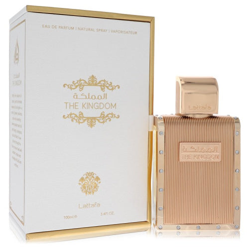 Lattafa The Kingdom by LattafaEau De Parfum Spray 3.4 oz 3.4 oz / 100 ml / Alcohol, Amber, Woody, Aldehyde, Oils Men