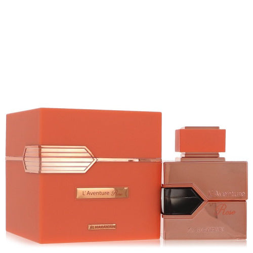 L’aventure Rose by Al HaramainEau De Parfum Spray 3.4 oz 3.4 oz / 100 ml / Alcohol, Amber, Woody, Aldehyde, Oils Women