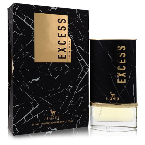 Le Gazelle Excess by Le GazelleEau De Parfum Spray (Unisex) 2.7 oz 2.7 oz / 80 ml / Alcohol, Amber, Woody, Aldehyde, Oils Unisex