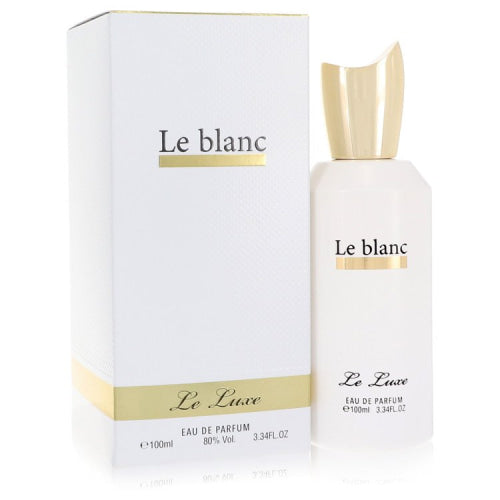 Le Luxe Le blanc by Le LuxeEau De Parfum Spray 3.4 oz 3.4 oz / 100 ml / Alcohol, Amber, Woody, Aldehyde, Oils Women