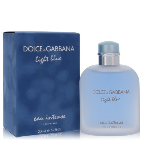 Light Blue Eau Intense by Dolce & GabbanaEau De Parfum Spray 6.7 oz 6.7 oz / 200 ml / Alcohol, Amber, Woody, Aldehyde, Oils Men
