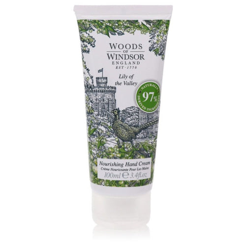 Lily of the Valley (Woods of Windsor) by Woods of WindsorNourishing Hand Cream 3.4 oz 3.4 oz / 100 ml / Alcohol, Amber, Woody, Aldehyde,