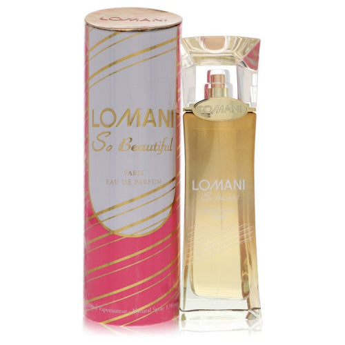 Lomani So Beautiful by LomaniEau De Parfum Spray 3.3 oz 3.3 oz / 100 ml / Alcohol, Amber, Woody, Aldehyde, Oils Women