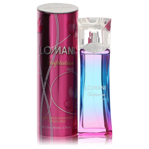 Lomani Temptation by LomaniEau De Parfum Spray 3.4 oz 3.4 oz / 100 ml / Alcohol, Amber, Woody, Aldehyde, Oils Women