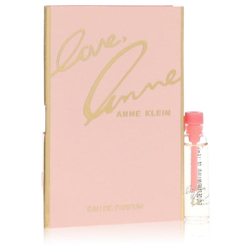 Love Anne by Anne KleinVial (sample).05 oz.05 oz / 1 ml / Alcohol, Amber, Woody, Aldehyde, Oils Women