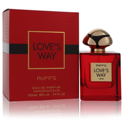 Love’s Way by RiiffsEau De Parfum Spray 3.4 oz 3.4 oz / 100 ml / Alcohol, Amber, Woody, Aldehyde, Oils Women