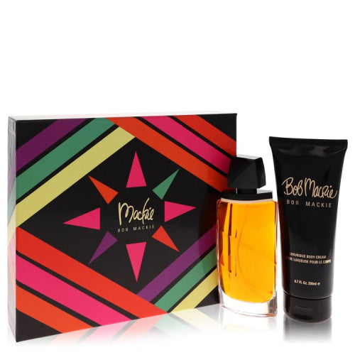Mackie by Bob MackieGift Set -- 3.4 oz Eau De Toilette Spray + 6.8 oz Body Cream -- / -- / Alcohol, Amber, Woody, Aldehyde, Oils Women