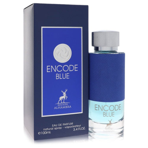 Maison Alhambra Encode Blue by Maison AlhambraEau De Parfum Spray 3.4 oz 3.4 oz / 100 ml / Alcohol, Amber, Woody, Aldehyde, Oils Men