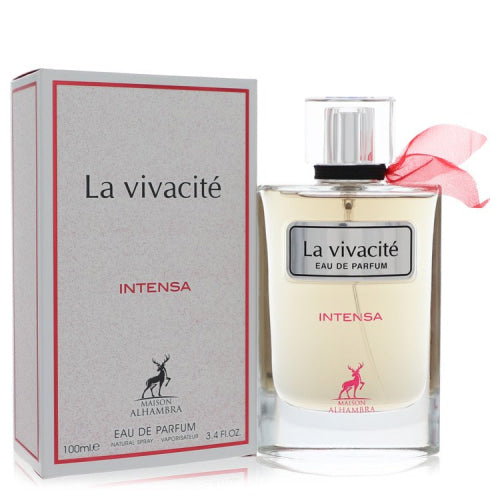 Maison Alhambra La Vivacite Intensa by Maison AlhambraEau De Parfum Spray 3.4 oz 3.4 oz / 100 ml / Alcohol, Amber, Woody, Aldehyde, Oils