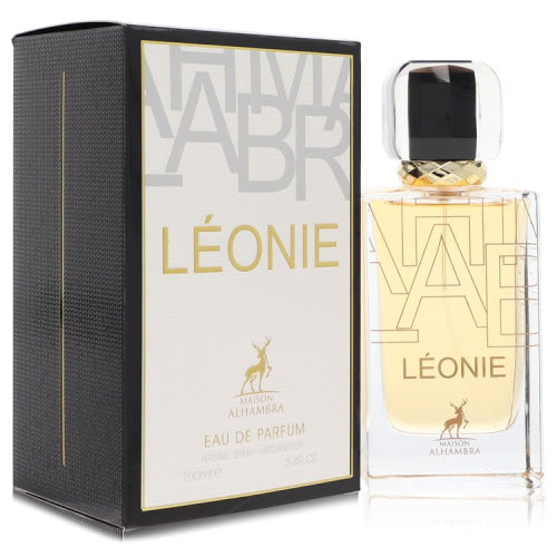 Maison Alhambra Leonie by Maison AlhambraEau De Parfum Spray (Unisex) 3.4 oz 3.4 oz / 100 ml / Alcohol, Amber, Woody, Aldehyde, Oils Unisex