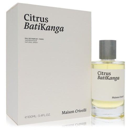 Maison Crivelli Citrus Batikanga by Maison CrivelliEau De Toilette Spray (Unisex) 3.4 oz 3.4 oz / 100 ml / Alcohol, Amber, Woody, Aldehyde,