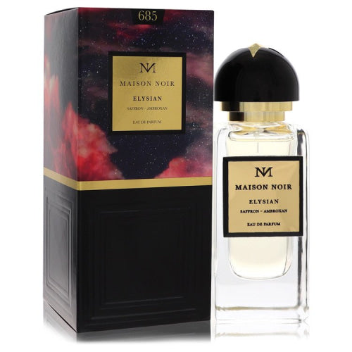 Maison Noir Elysian 685 by Maison NoirEau De Parfum Spray (Unisex) 1.7 oz 1.7 oz / 50 ml / Alcohol, Amber, Woody, Aldehyde, Oils Unisex