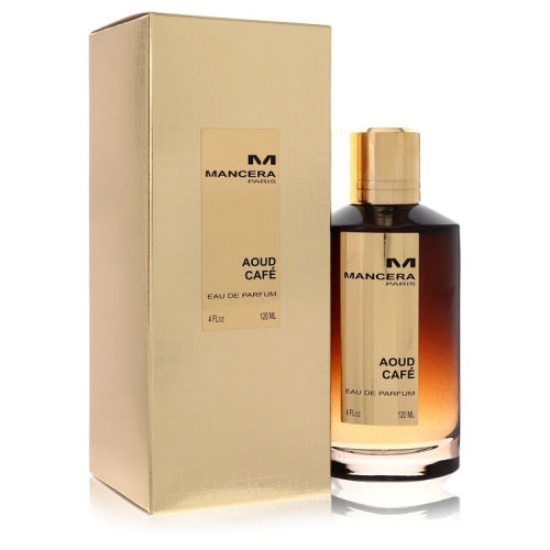 Mancera Aoud Café by ManceraEau de Parfum Spray (Unisex) 4 oz 4 oz / 120 ml / Alcohol, Amber, Woody, Aldehyde, Oils Unisex