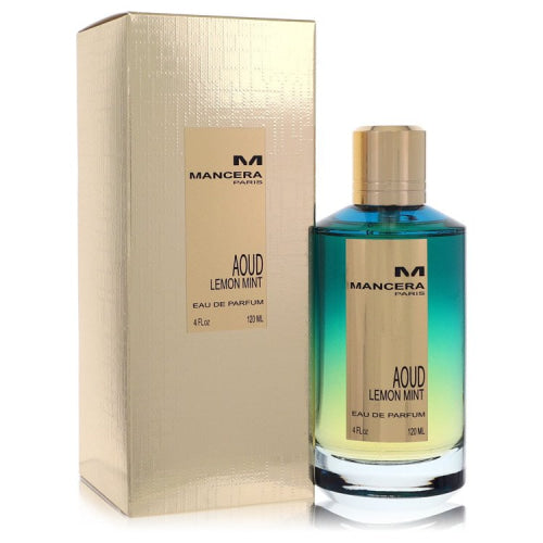 Mancera Aoud Lemon Mint by ManceraEau De Parfum Spray (Unisex) 4 oz 4 oz / 120 ml / Alcohol, Amber, Woody, Aldehyde, Oils Unisex