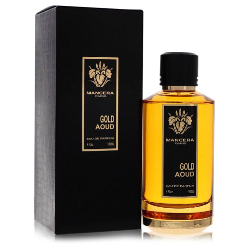 Mancera Gold Aoud by ManceraEau De Parfum Spray (Unisex) 4 oz 4 oz / 120 ml / Alcohol, Amber, Woody, Aldehyde, Oils Unisex