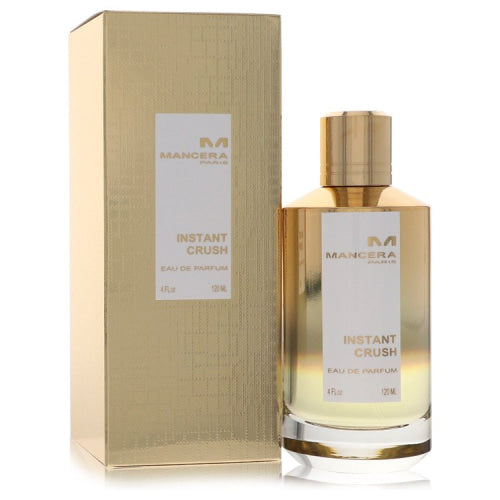 Mancera Instant Crush by ManceraEau De Parfum Spray (Unisex) 4 oz 4 oz / 120 ml / Alcohol, Amber, Woody, Aldehyde, Oils Unisex