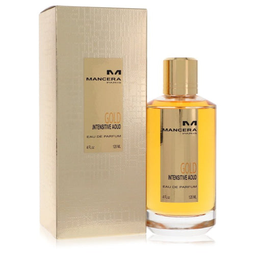 Mancera Intensitive Aoud Gold by ManceraEau De Parfum Spray (Unisex) 4 oz 4 oz / 120 ml / Alcohol, Amber, Woody, Aldehyde, Oils Unisex