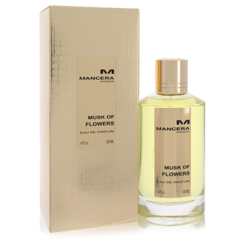 Mancera Musk of Flowers by ManceraEau De Parfum Spray 4 oz 4 oz / 120 ml / Alcohol, Amber, Woody, Aldehyde, Oils Women