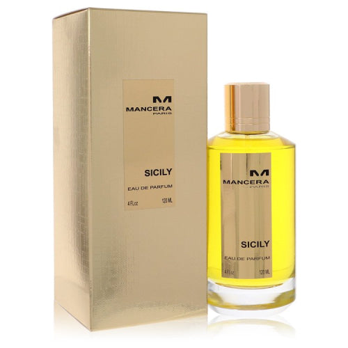 Mancera Sicily by ManceraEau De Parfum Spray (Unisex) 4 oz 4 oz / 120 ml / Alcohol, Amber, Woody, Aldehyde, Oils Unisex