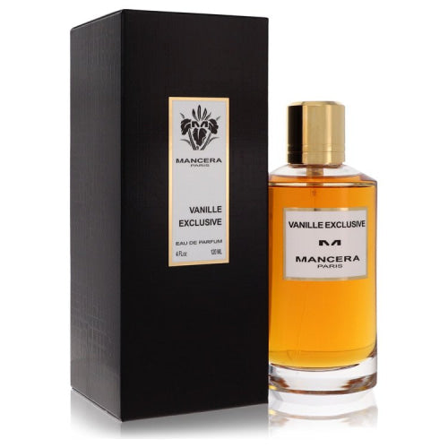 Mancera Vanille Exclusive by ManceraEau De Parfum Spray (Unisex) 4 oz 4 oz / 120 ml / Alcohol, Amber, Woody, Aldehyde, Oils Unisex