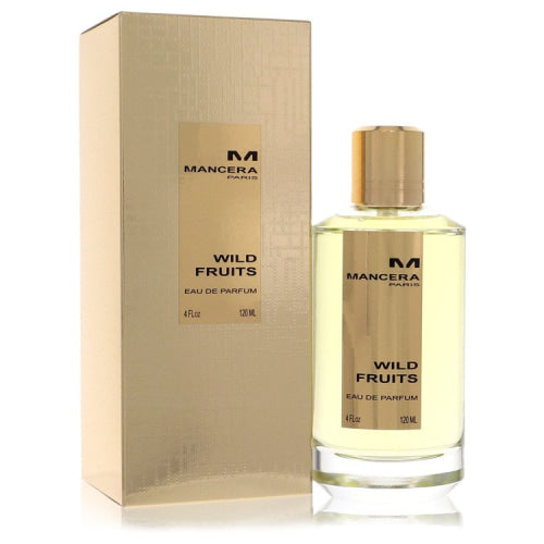 Mancera Wild Fruits by ManceraEau De Parfum Spray (Unisex) 4 oz 4 oz / 120 ml / Alcohol, Amber, Woody, Aldehyde, Oils Unisex