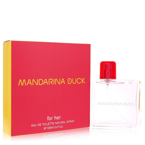Mandarina Duck For Her by Mandarina DuckEau De Toilette Spray 3.4 oz 3.4 oz / 100 ml / Alcohol, Amber, Woody, Aldehyde, Oils Women
