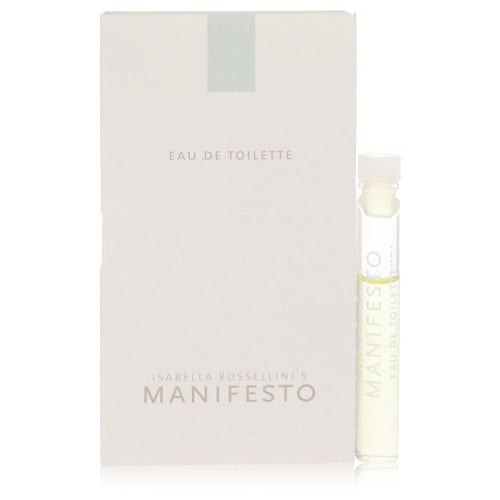 Manifesto Rosellini by Isabella RosselliniVial (sample).04 oz.04 oz / 1 ml / Alcohol, Amber, Woody, Aldehyde, Oils Women