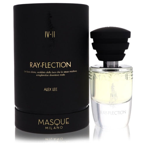 Masque Milano Ray-Flection by Masque MilanoEau De Parfum Spray 1.18 oz 1.18 oz / 35 ml / Alcohol, Amber, Woody, Aldehyde, Oils Men