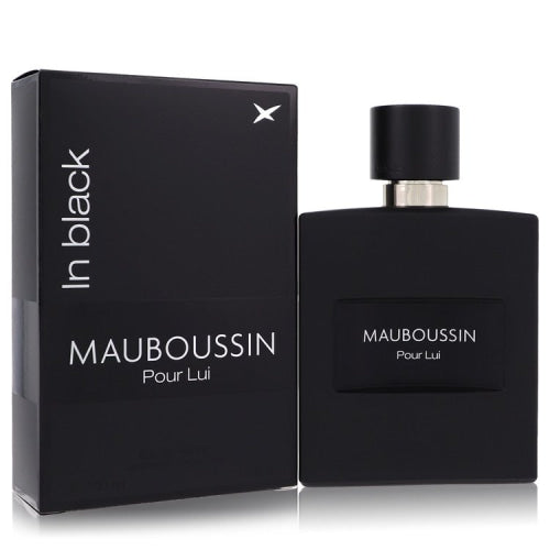 Mauboussin Pour Lui In Black by MauboussinEau De Parfum Spray 3.4 oz 3.4 oz / 100 ml / Alcohol, Amber, Woody, Aldehyde, Oils Men