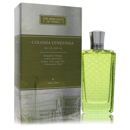Merchant of Venice Colonia Veneziana by The Merchant Of VeniceEau De Parfum Spray 3.4 oz 3.4 oz / 100 ml / Alcohol, Amber, Woody, Aldehyde,
