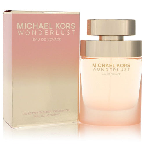 Michael Kors Wonderlust Eau De Voyage by Michael KorsEau De Parfum Spray 3.4 oz 3.4 oz / 100 ml / Alcohol, Amber, Woody, Aldehyde, Oils